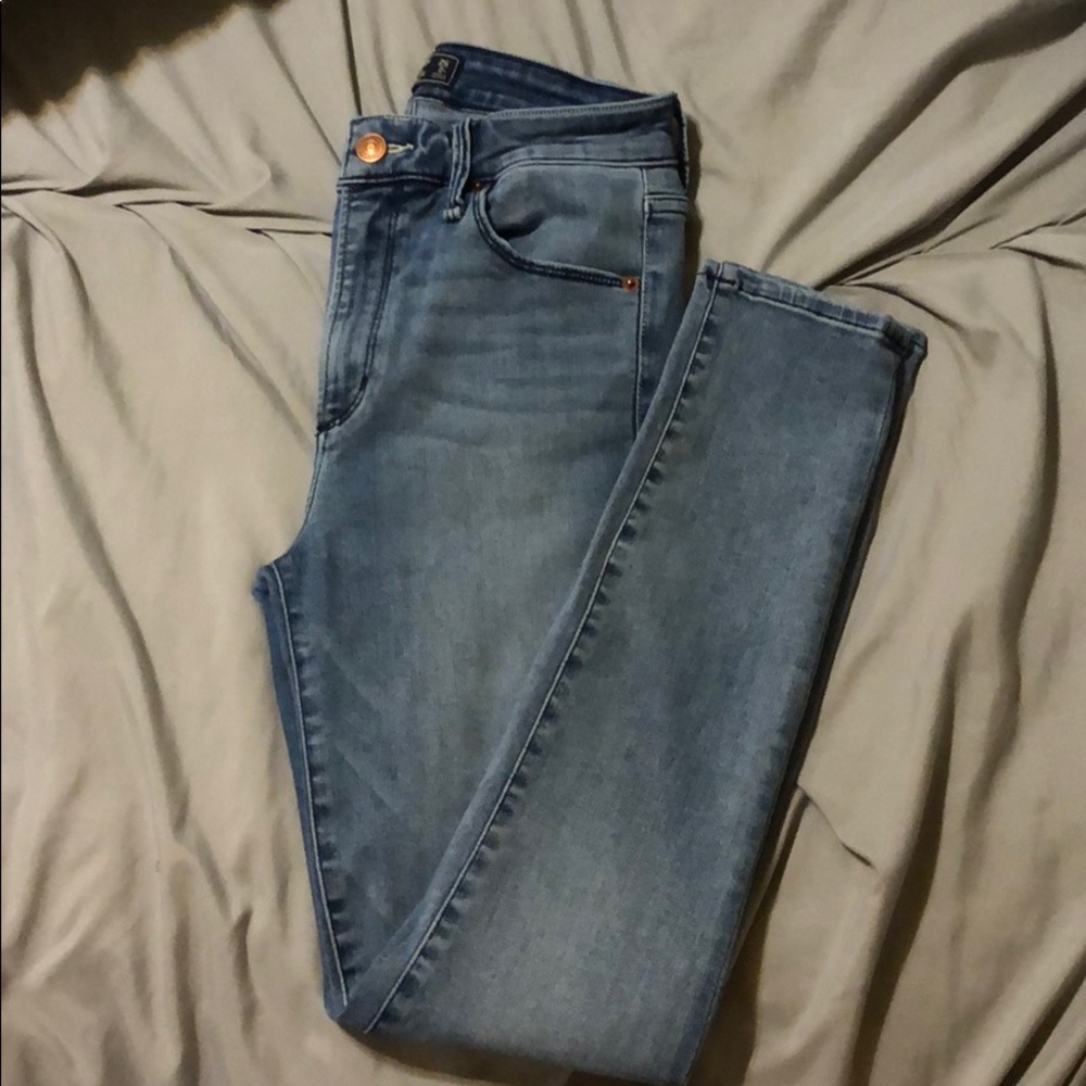 A&F High Rise Super Skinny Jeans
